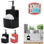 Distributeur de savon porte eponge 9x18cm m12