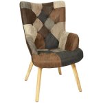 Mobilibrico - fauteuil en polyur�thane patchwork helsinki
