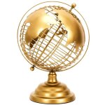 Mobilibrico - globe terrestre en mtal dor home deco factory