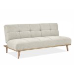 Mobilier deco - meghan - banquette clic clac scandinave 3 places beige Mobilier deco - meghan - banquette clic clac scandinave 3 places beige