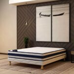 Mobilier deco - moon - ensemble sommier + matelas 22 cm 140x190 Mobilier deco - moon - ensemble sommier + matelas 22 cm 140x190