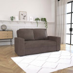 Mobilier deco - roam - canapé convertible 3 places marron Mobilier deco - roam - canapé convertible 3 places marron