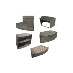 Mobilier 5 modules pour spa portable semi - rigide octopus - netspa
