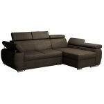 Mobilier1 - canap� d'angle columbus 132, paros 4, fonction de couchage, bo�te de literie, 255x170x85cm, ...