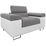 Mobilier1 - fauteuil comfivo eliferu 106, soft 017 + lux 05, 70x134x102cm, faux cuir + tapisserie, pieds: ... Mobilier1 - fauteuil comfivo eliferu 106, soft 017 + lux 05, 70x134x102cm, faux cuir + tapisserie, pieds: ...