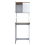 Mobilier1 - meuble machine � laver en agglom�r� walnut