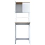 Mobilier1 - meuble machine à laver en aggloméré walnut Mobilier1 - meuble machine à laver en aggloméré walnut