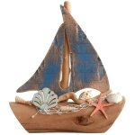 Signes grimalt - modelisme des chiffres des bateaux sailor de marin marron 18x5x20cm 25939
