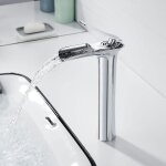 Modern robinet lavabo cascade haut, robinet mitigeur lavabo haut en laiton, robinet salle bain cascade ...