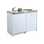 Moderna ? kitchenette standard ? longueur 1200 mm ? largeur 600 mm ? �vier inox ? r�frig�rateur 91l ? ...