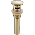 Moderne pop - up rtro bouchon bonde de lavabo vidange clic - clac avec trop - plein en laiton dor universel ...