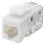 Goobay - modul keystone rj45 cat 5e, utp, 100 mhz, largeur 18, 11 mm, fiche rj45 (8p8c), systme snap ...