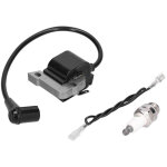 Module d'allumage avec bobine et bougie pour tron�onneuse jonsered 450 455 525 535 490 590 - kit complet ...