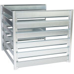 Timbela - module d'extension pour le composteur m800 - 91 x 91 x h85 cm / 704l - composteur de jardin ... Timbela - module d'extension pour le composteur m800 - 91 x 91 x h85 cm / 704l - composteur de jardin ...