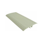 Moncoffrage - couvre joint de faade plat pvc - largeur 5 cm - beige (l. 3m + clips)