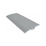 Moncoffrage - couvre joint de faade plat pvc - largeur 7 cm - gris (l. 3m + clips)