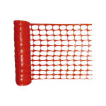 Moncoffrage - grillage de signalisation orange pour balisage et dlimitation de chantier (clture souple ...