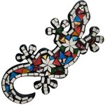 D�coration murale petite salamandre 26 cm