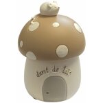 Petite boite  dents de lait champignon beige