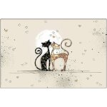 Set de table chats amoureux 43 cm Set de table chats amoureux 43 cm