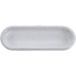 Poigne cuvette plastique blanc 75x23mm pice - monin - 131610