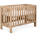 Monmobilierdesign - amelia ii lit bb volutif avec barrire de scurit chne avec tiroir