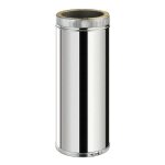 Monmobilierdesign - tdps500 conduit double paroi isol� pour po�le � bois longueur 50 cm �175 - � l'unit� ...