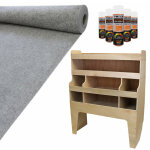 11m2 doublure intrieure gris fonc en feutre pour vhicule & armoire de rangement en mdf pour outils ...