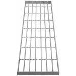 Monster - shop - grille caillebotis acier galvanis 800mm x 240 mm - min 260gr / m maille 32 x 100mm ...
