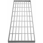 Monster - shop - grille caillebotis acier galvanis 800mm x 270 mm - min 260gr / m maille 32 x 100mm ...