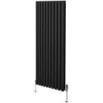 Monster - shop - radiateur � colonne ovale 1600 x 600mm & robinet thermostatique chrom�, chauffage moderne ...