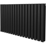 Monster - shop - radiateur � colonne ovale 600mm x 1020mm, chauffage moderne horizontal � tube ovale ...