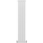 Monster - shop - radiateur plat mural 160 x 28 cm blanc brillant pour salle de bain, cuisine, maison ...