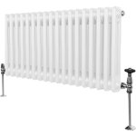 Radiateur traditionnel à double colonne 300 x 832 mm, chauffage moderne horizontal en acier au carbone ... Radiateur traditionnel à double colonne 300 x 832 mm, chauffage moderne horizontal en acier au carbone ...