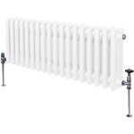 Radiateur traditionnel � triple colonne 300 x 832 mm, chauffage moderne horizontal en acier au carbone ...