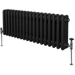 Radiateur traditionnel � triple colonne 300 x 832 mm, chauffage moderne horizontal en acier au carbone ...