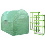 Monster - shop - serre de jardin polytunnel fen�tres portes galvanis�s couverture en pe cadre en m�tal ...