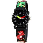 Montre enfant dinosaure �tanche bracelet pvc quartz motif cartoon
