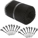 2x grille de protection de gouttière 12m 32 clips de fixation inclus découpable résistant aux intempéries ... 2x grille de protection de gouttière 12m 32 clips de fixation inclus découpable résistant aux intempéries ...