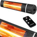 Monzana - chauffage radiant infrarouge 2000w avec tlcommande chauffage extrieur lectrique 3 puissances ...