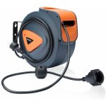 Monzana� enrouleur �lectrique automatique pivotable 180� fixation murale rallonge �lectrique enrouleur ...