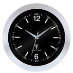 Monzana horloge murale radio pilote  quartz silencieuse argent  31cm avec trotteuse changement d'heure ...