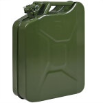 Monzana - jerrican en mtal 20l homologation onu transport stockage liquides diesel huile voiture moto ...
