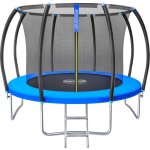 Trampoline ø 244 / 305 cm set complet avec filet de sécurité intérieur Échelle couverture de bord trampoline ... Trampoline ø 244 / 305 cm set complet avec filet de sécurité intérieur Échelle couverture de bord trampoline ...