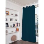 Moondream - rideau grande hauteur phonique thermique et occultant ' ' rouge fonc� 140x350 cm