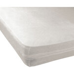 Moonia - couvre - matelas �lastique en coton boucl� 80x190