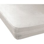 Moonia - couvre - matelas �lastique en coton boucl� 90x190