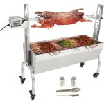 Barbecue a charbon avec tournebroche electrique charge 41 kg 50 w 4 tr / min rotissoire a charbon barbecue ...