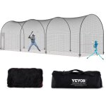 Mophorn - vevor cage de frappeur 12x3, 6x3, 6 m filet deentrainement de baseball softball poteaux en ...