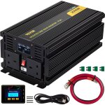 Mophorn - vevor convertisseur a onde sinuso�dale modifie, 2000w dc24v a ac240v convertisseur en alliage ...